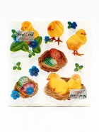 Пасхальные салфетки бумажные New Line Fresco «Пасхальные цыплята», 2 слоя, 33×33 см, 20 шт. - Фото 2