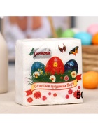 Пасхальные салфетки бумажные Гармония цвета «Светлый праздник», 1 слой, 24х24 см, 50 шт - Фото 4