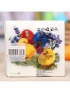 Салфетки бумажные пасхальные «Цыплята», 1 слой, 24×24 см, 50 шт. - Фото 5