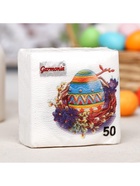 Салфетки бумажные «Пасхальные», 1 слой, 24×24 см, 50 шт. - Фото 4