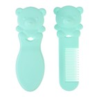 Расчёска детская «Мишка», 2 шт., зеленый - Фото 2