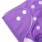 Многоразовый подгузник, цвет фиолетовый - фото 9761926