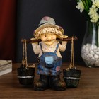 Фигурка полистоун «Дедуля. Бабуля с коромыслом», 19.5×6.3×16 см, МИКС 4768092 - фото 14599393