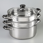 Мантоварка Катунь «Алтын», 12.7 л, d=26 см, 2 секции, капсульное дно, индукция, нержавеющая сталь - Фото 1