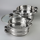 Мантоварка Катунь «Алтын», 16.2 л, d=26 см, 3 секции, капсульное дно, индукция, нержавеющая сталь - Фото 2