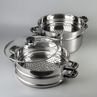 Мантоварка Катунь «Алтын», 21.5 л, d=30 см, 3 секции, капсульное дно, индукция, нержавеющая сталь - Фото 2