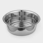 Миска Катунь «Кухня», 5 л, d=32 см, дно 25 см, толщина 0.6 мм, нержавеющая сталь - Фото 2