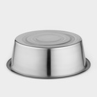 Миска Катунь «Кухня», 5 л, d=32 см, дно 25 см, толщина 0.6 мм, нержавеющая сталь - Фото 3