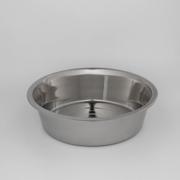 Таз, 7 л, d=35.5 см, дно d=28 см, нержавеющая сталь - Фото 1