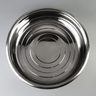 Таз из нержавеющей стали, 12 л, d=44 см, дно d=33 см - Фото 2