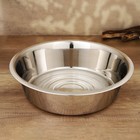 Таз, 15 л, d=47 см, дно d=36 см, нержавеющая сталь - Фото 1