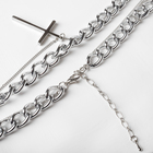 Кулон «Цепь» крестик, цвет серебро, 40 см - Фото 2