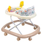 Ходунки «Солнышко», 7 колес, муз. игрушки, светло-бежевый - Фото 4
