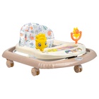 Ходунки «Солнышко», 7 колес, муз. игрушки, светло-бежевый - Фото 5