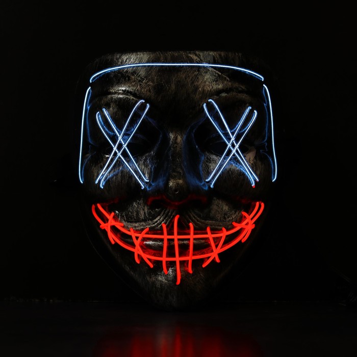 Карнавальная маска «Гай Фокс», световая - фото 1877585666