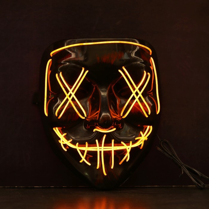 Карнавальная маска «Гай Фокс», световая - фото 1896812318