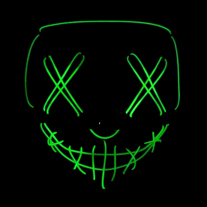 Карнавальная маска «Гай Фокс», световая - фото 1877585674