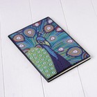 Алмазная вышивка на блокноте «Павлин» 50 стр - фото 24473956