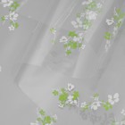 Пленка для цветов "Анютины глазки", бело - салатовый, 0,7 х 7,5 м, 40 мкм - фото 9239268