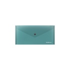 Папка-конверт на кнопке 255 х 130 мм (Travel) ErichKrause "Glossy Vivid", полупрозрачная, 180 мкм, синяя 4864356 - фото 5091275