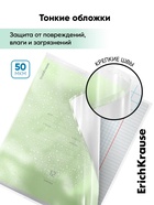 Набор обложек ПП 10 шт., 212×347 мм, 80 мкм, ErichKrause, Fizzy Clear, для тетрадей и дневников, с тиснением, фиксированная - Фото 4