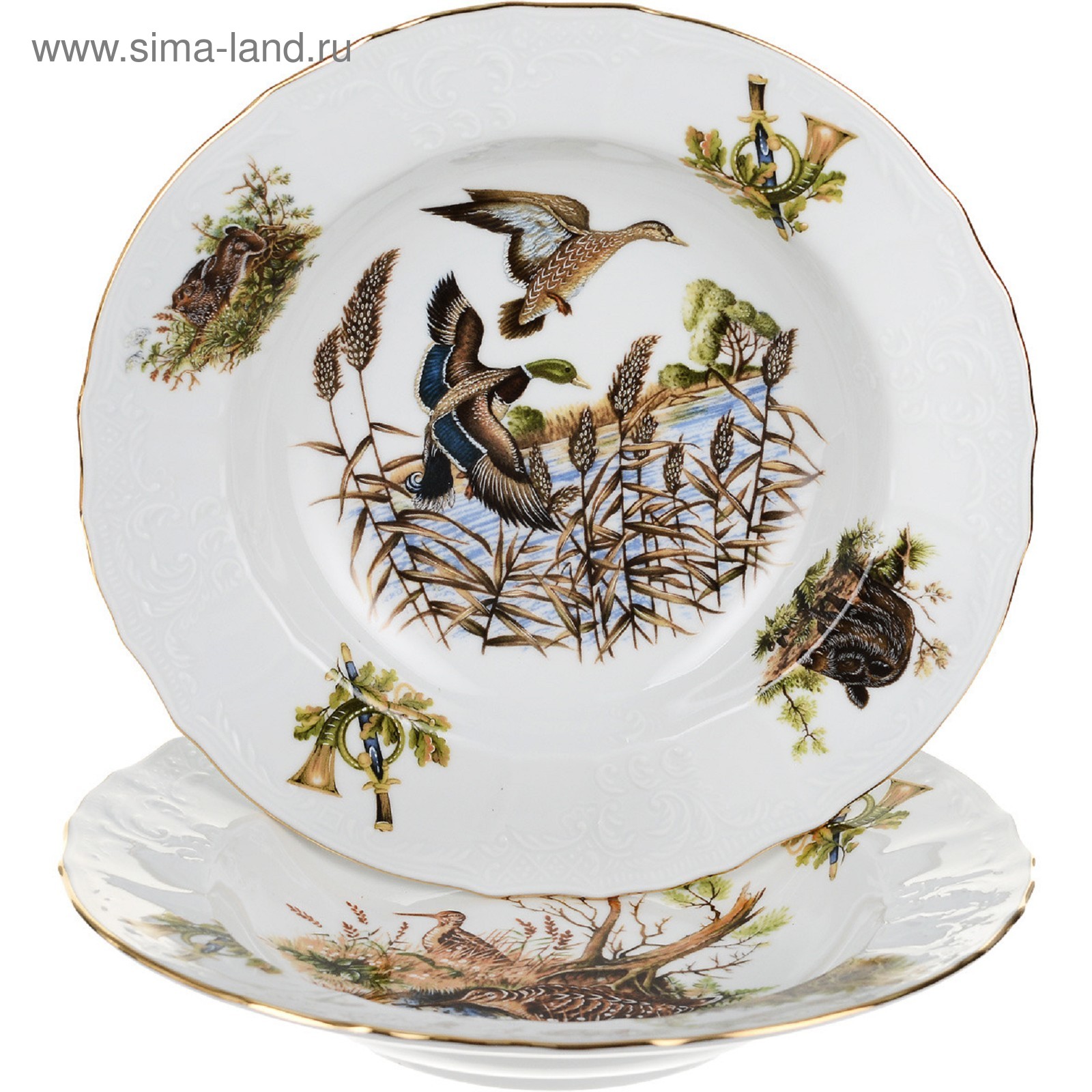 Посуда Lefard Охота Лиса Купить