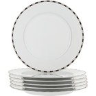 Тарелка мелкая Opal, декор «Платиновые пластинки», 25 см - фото 305600840