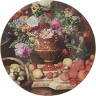 Тарелка с крючком «Натюрморт с цветами», 27 см - фото 298313842