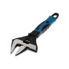 Ключ разводной с тонкими губками ТУНДРА, 2К рукоятка, раскрытие губок до 34 мм, 150 мм - Фото 5