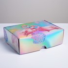 Коробка подарочная складная, упаковка, «Тропики», 30,5 х 22 х 9,5 см - фото 6281483