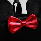 Рюкзак детский для девочки плюшевый на молнии, 19 см × 5 см × 21 см «Мышка с бантиком», Минни Маус - Фото 3