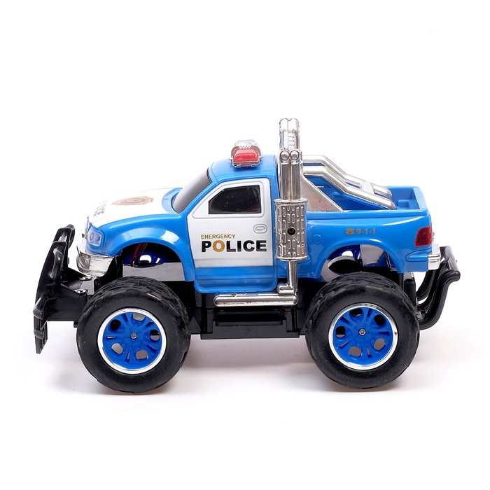 Машина радиоуправляемая «Биг-Фут» работает от батареек, световые эффекты, цвета МИКС 46778