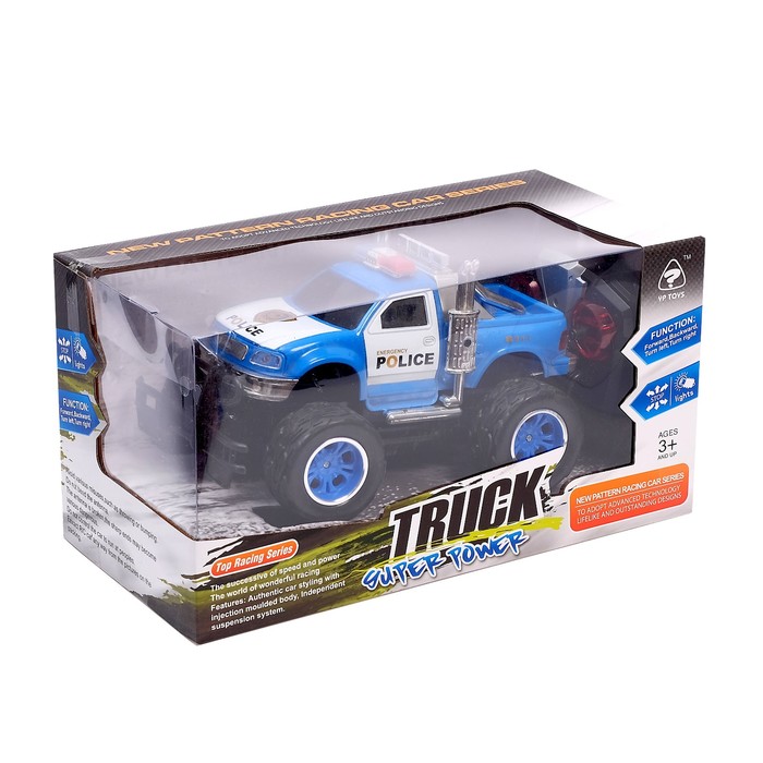 Машина радиоуправляемая «Биг-Фут» работает от батареек, световые эффекты, цвета МИКС 46778