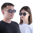 Очки солнцезащитные «OneSun. Прямоугольные», uv 400, линза 3.5×5 см, чёрные - Фото 4