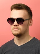 Очки солнцезащитные OneSun, uv 400, 14×14×5 см, линза 4.5×5.2 см, градиент 4703640