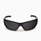 Очки спортивные «Мастер К», uv 400, 14×14×4.5 см, линза 4.5×5.2 см, чёрные - Фото 3