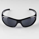 Очки спортивные «Мастер К», uv 400, 14×14×4.5 см, линза 4.5×5.2 см, чёрные - Фото 1