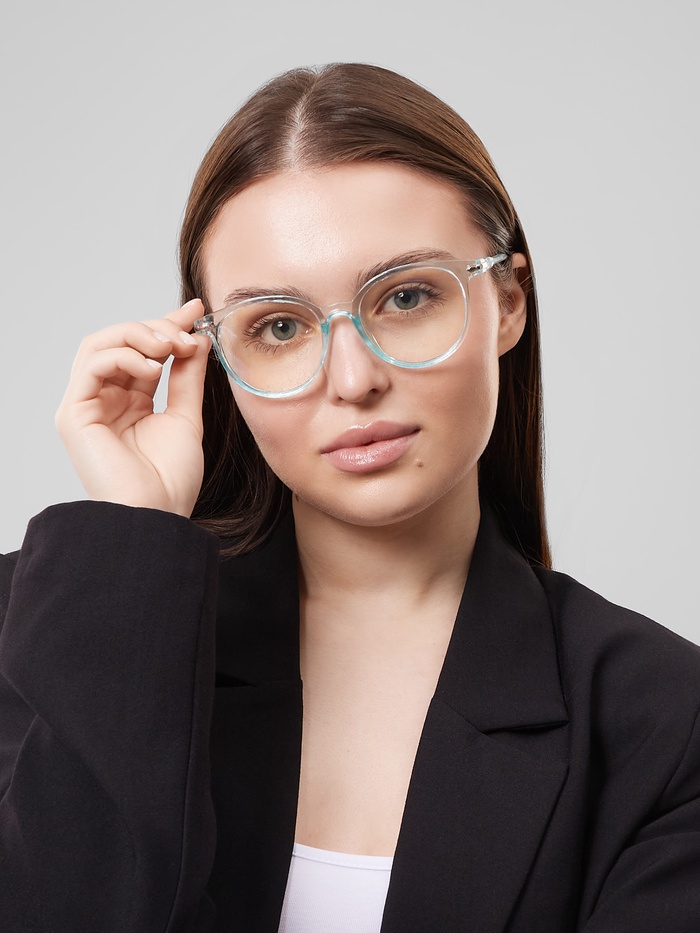 Очки для компьютера, «Мастер К», 14×14×4.5 см, линза 4.5×5.2 см, салфетка - Фото 1