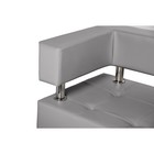 Диван офисный двухместный «Райли», экокожа, цвет серый - Фото 2