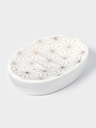 Набор аксессуаров для ванной комнаты Доляна «Андромеда», 3 предмета, дозатор 250 мл, мыльница, стакан, белый - Фото 5