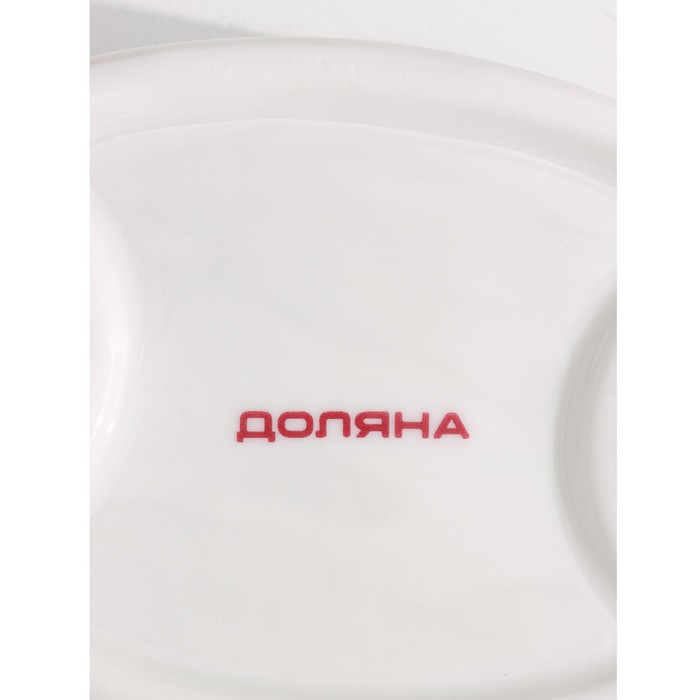 Набор аксессуаров для ванной комнаты Доляна «Андромеда», 3 предмета (дозатор 250 мл, мыльница, стакан), цвет белый - фото 1905636763