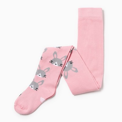 Колготки для девочки KAFTAN «Зайки», розовые, рост 116-122 см