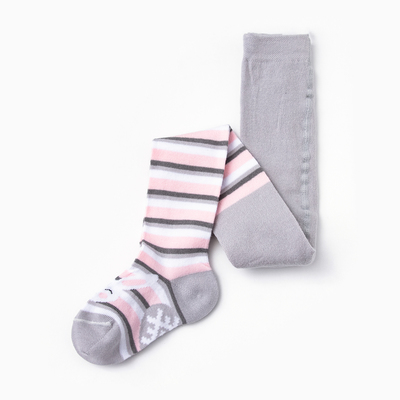 Колготки детские KAFTAN «Заяц», рост 92-98 см, серый/розовый