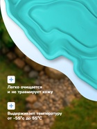 Пруд садовый пластиковый, 900 л, зелёный - Фото 3