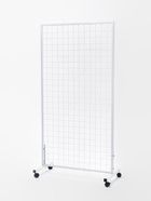 Сетка на колёсах, 80×150 см, размер ячейки 5.5×6.5 см, белая - Фото 5