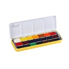 Акварель художественная в кюветах, 21 цвет × 2.5 мл, ЗХК «Сонет», в металлическом пенале, 351101514 - Фото 3