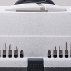 Переноска для животных до 9 кг «Пижон», металлическая дверь, 43×29×27.5 см, бело-серая - Фото 10