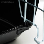 Переноска для животных до 9 кг «Пижон», металлическая дверь, 43×29×27.5 см, чёрная - Фото 7