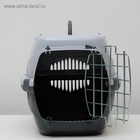 Переноска для животных до 9 кг «Пижон», металлическая дверь, 43×29×27.5 см, серая - Фото 9