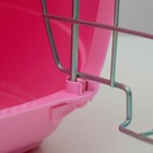 Переноска для животных до 9 кг "Пижон", металлическая дверь, 43 х 29 х 27,5 см, розовая - Фото 6
